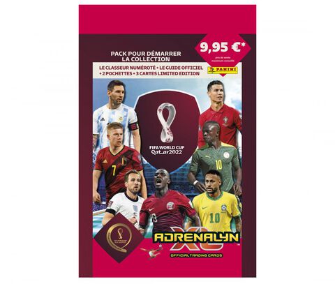 Cartes Panini - FIFA World Cup Qatar - Tcg 2022 - Starter-pack (1 Classeur   2 P